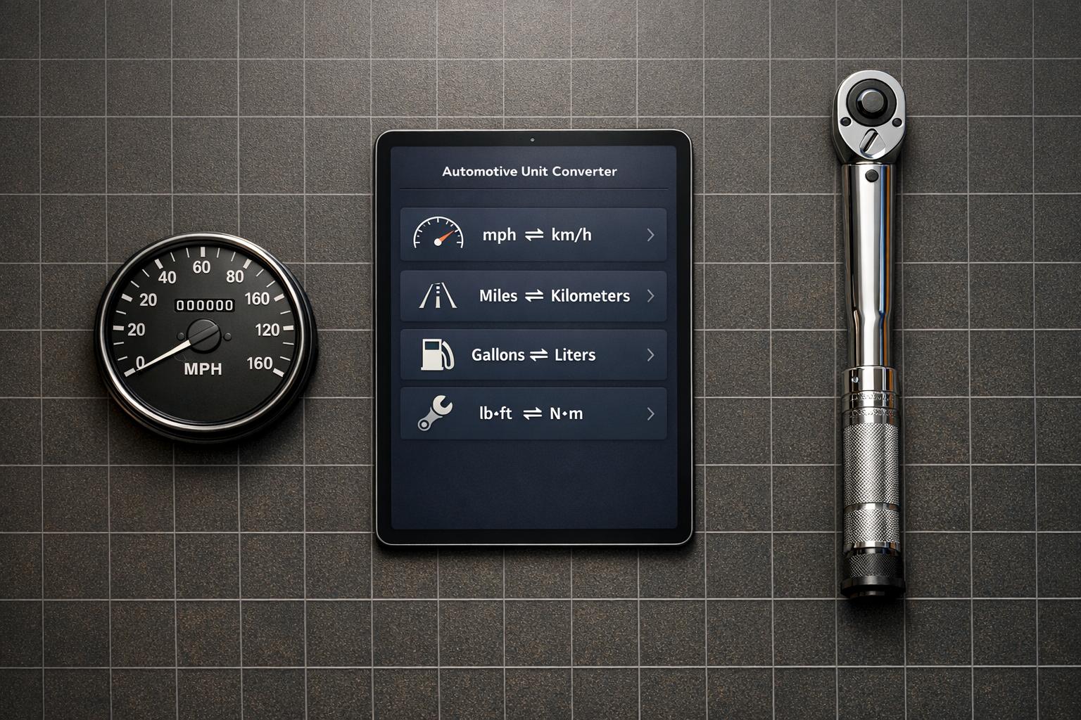 Automotive Unit Converter