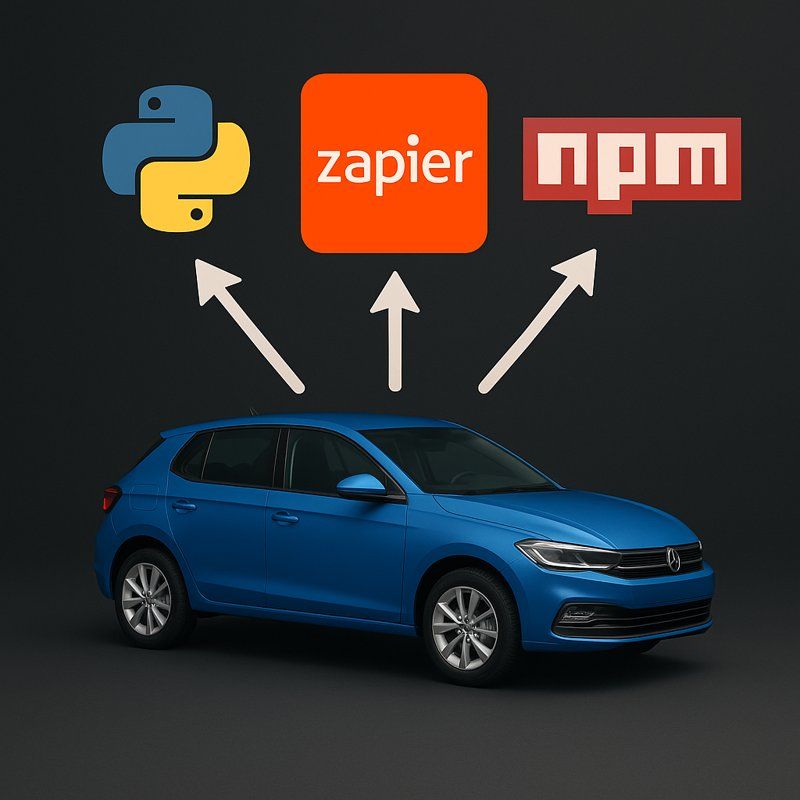 CarsXE Launches Powerful New Integrations: npm, Python, and Zapier to Simplify Vehicle Data Access