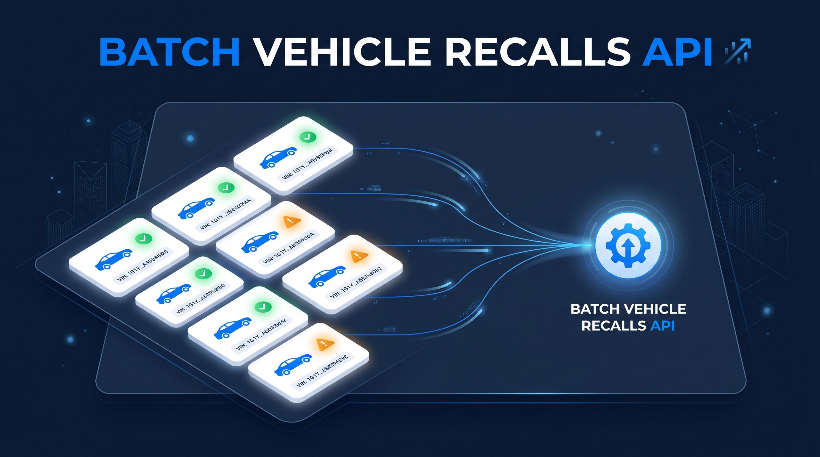 Introducing the Batch Vehicle Recalls API: Check Thousands of VINs in a Single Request