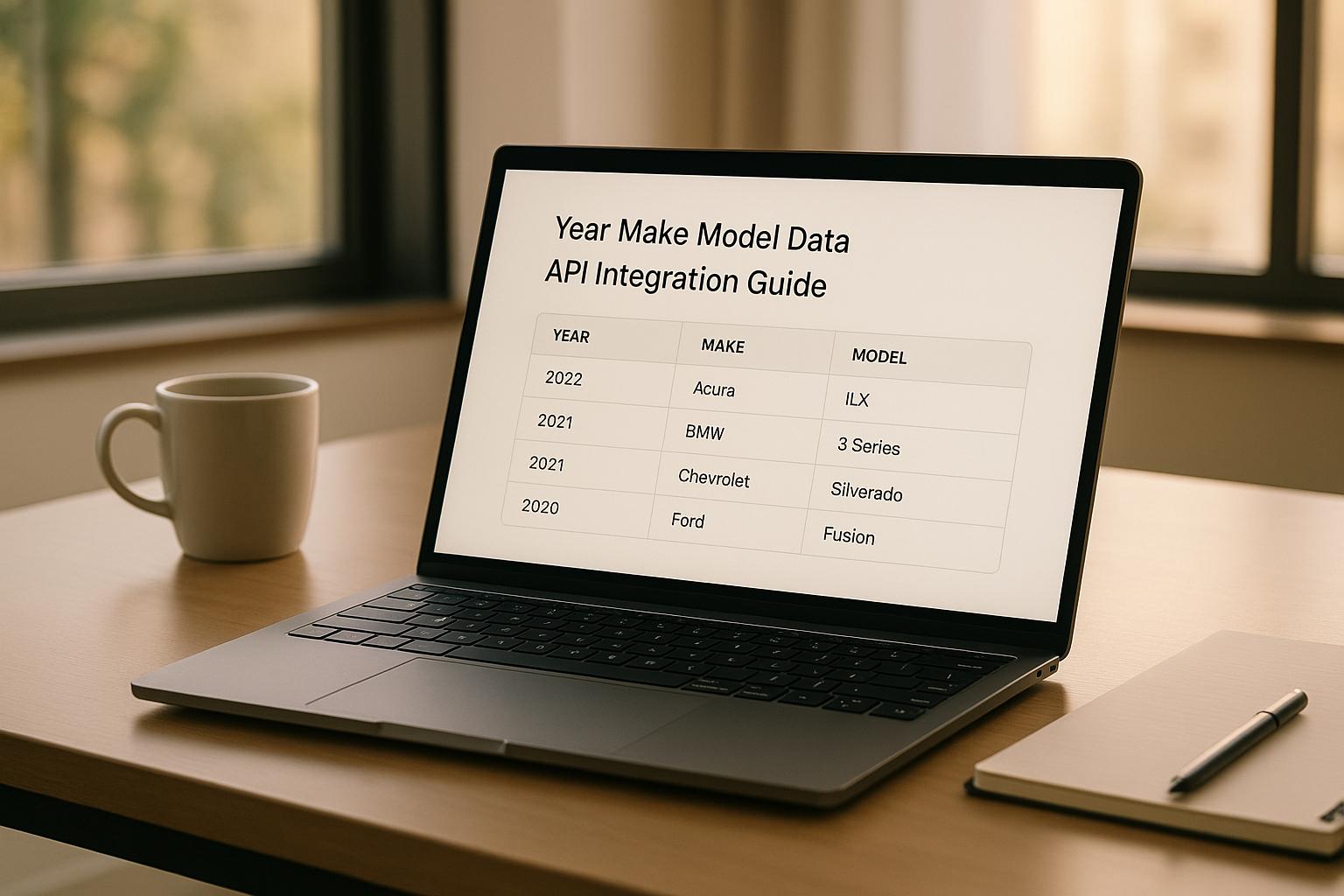 Year, Make, Model Data: API Integration Guide