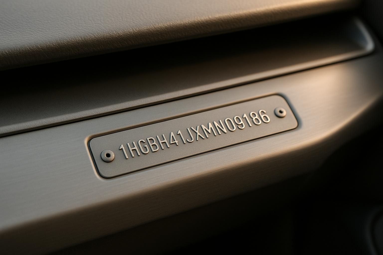 VIN Year Codes: Complete Chart